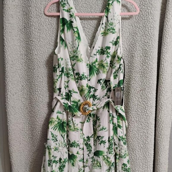 Vince Camuto Women's Halter Floral Print Fit and Flare Dress NWT - Picture 1 of 10